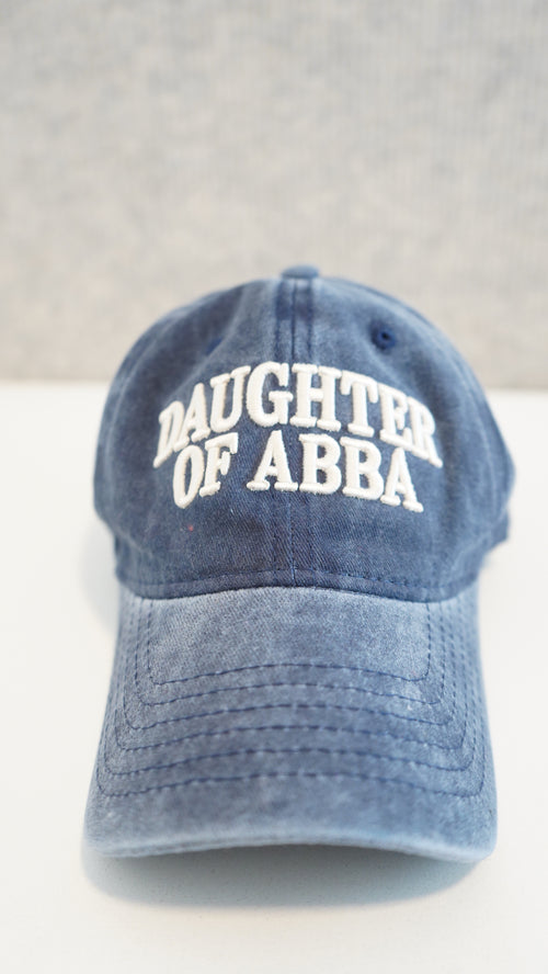 Living Water Blue Daughter of Abba Hat - back view