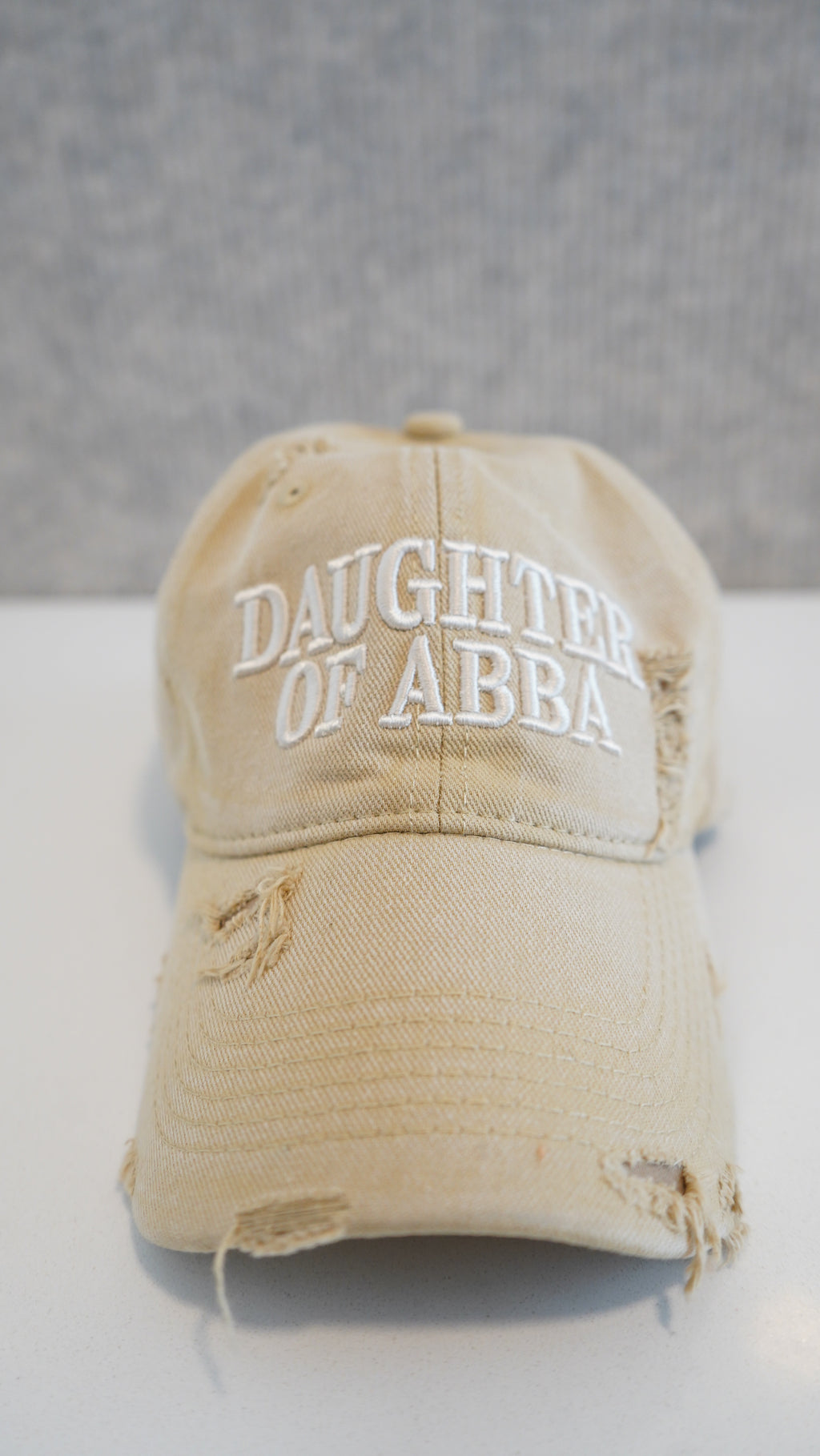 Living Water Blue Daughter of Abba Hat - side view