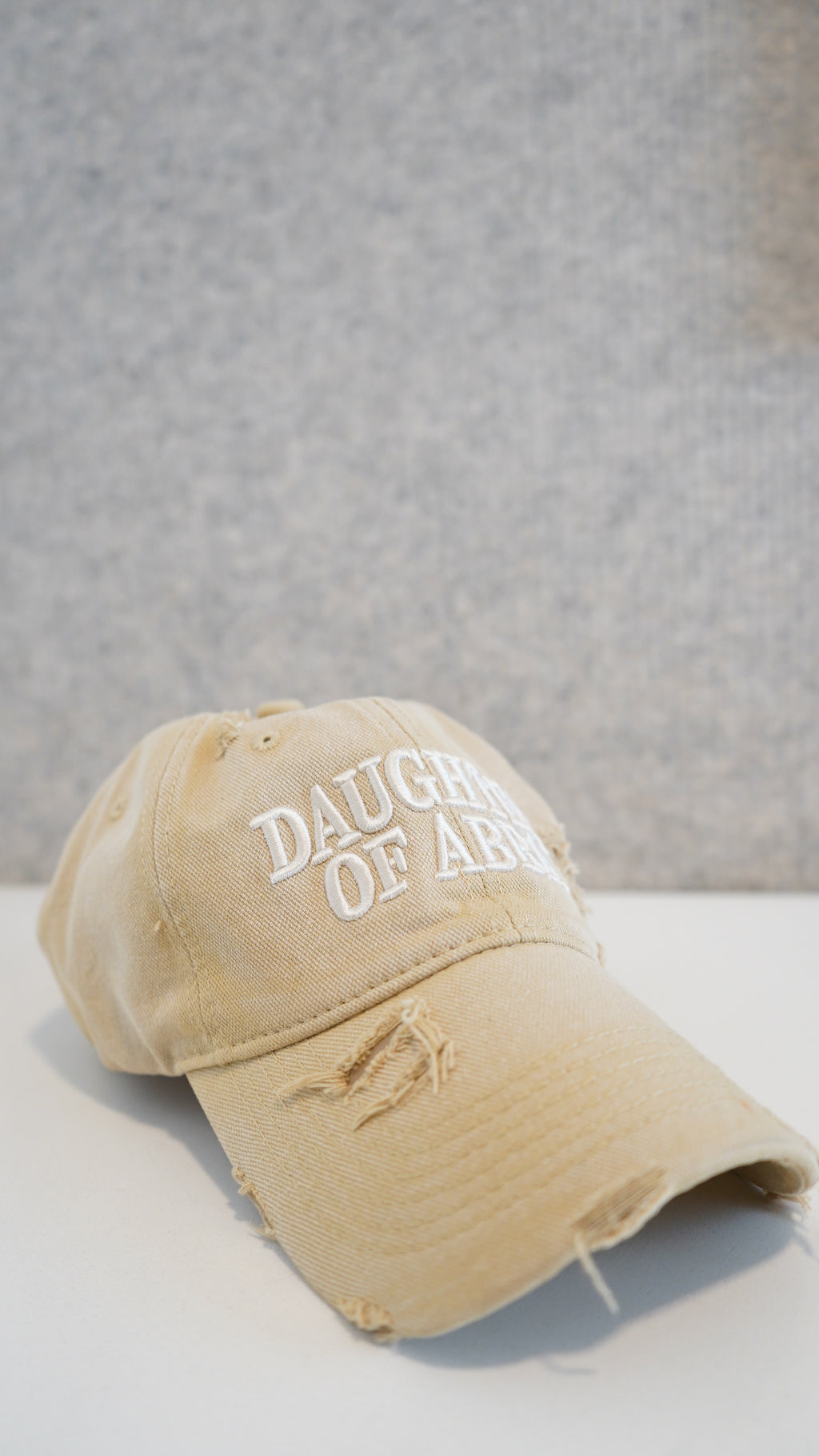 Rooted Khaki Daughter of Abba Hat - front view