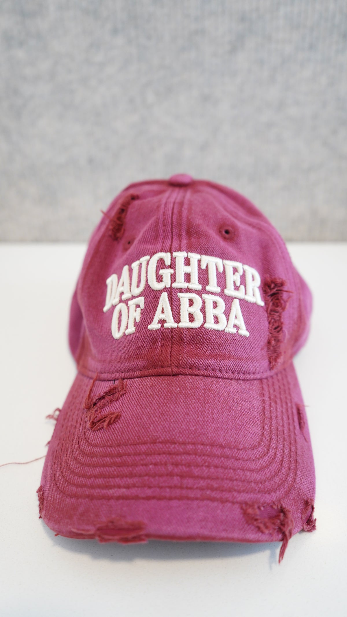 Purified Maroon Daughter of Abba Hat - front view