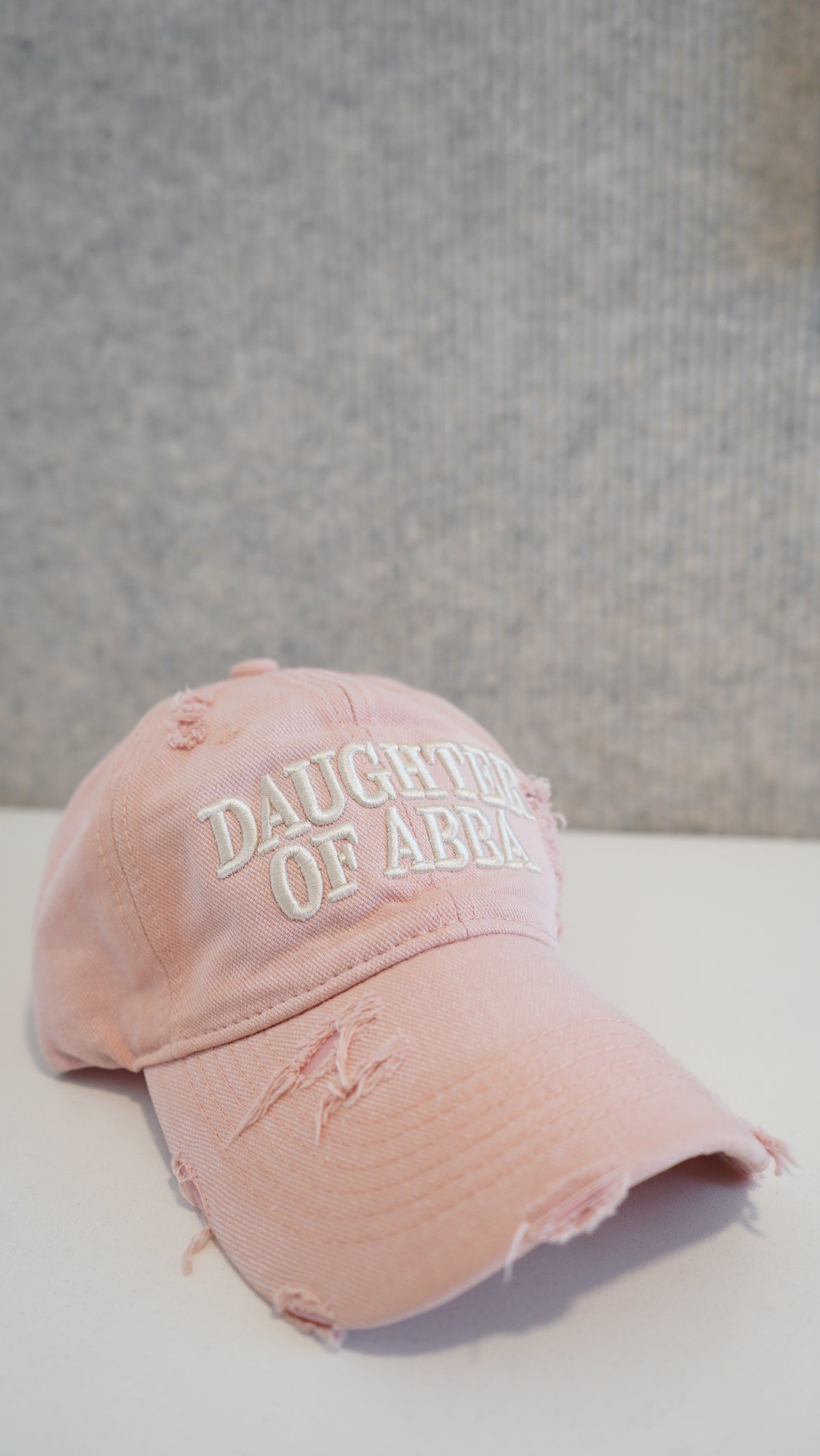 Grace Pink Daughter of Abba Hat - side view